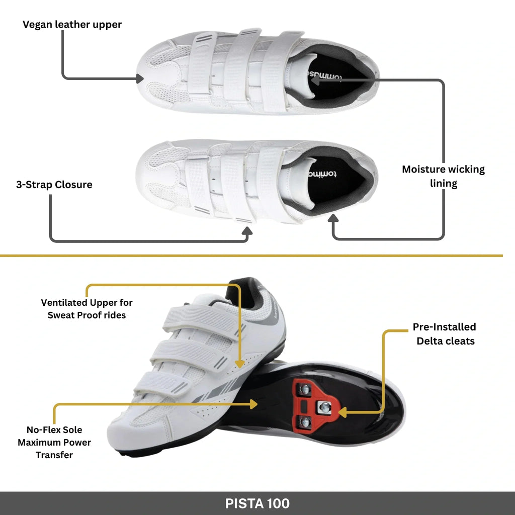 Tommaso Women's Pista 100 - Delta Cleats Included