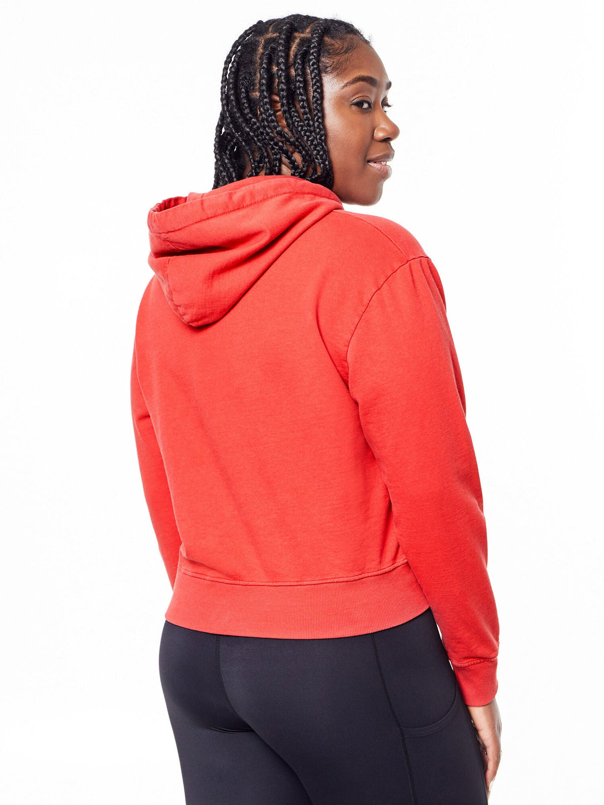 HOODED LAURA CROP VDAY