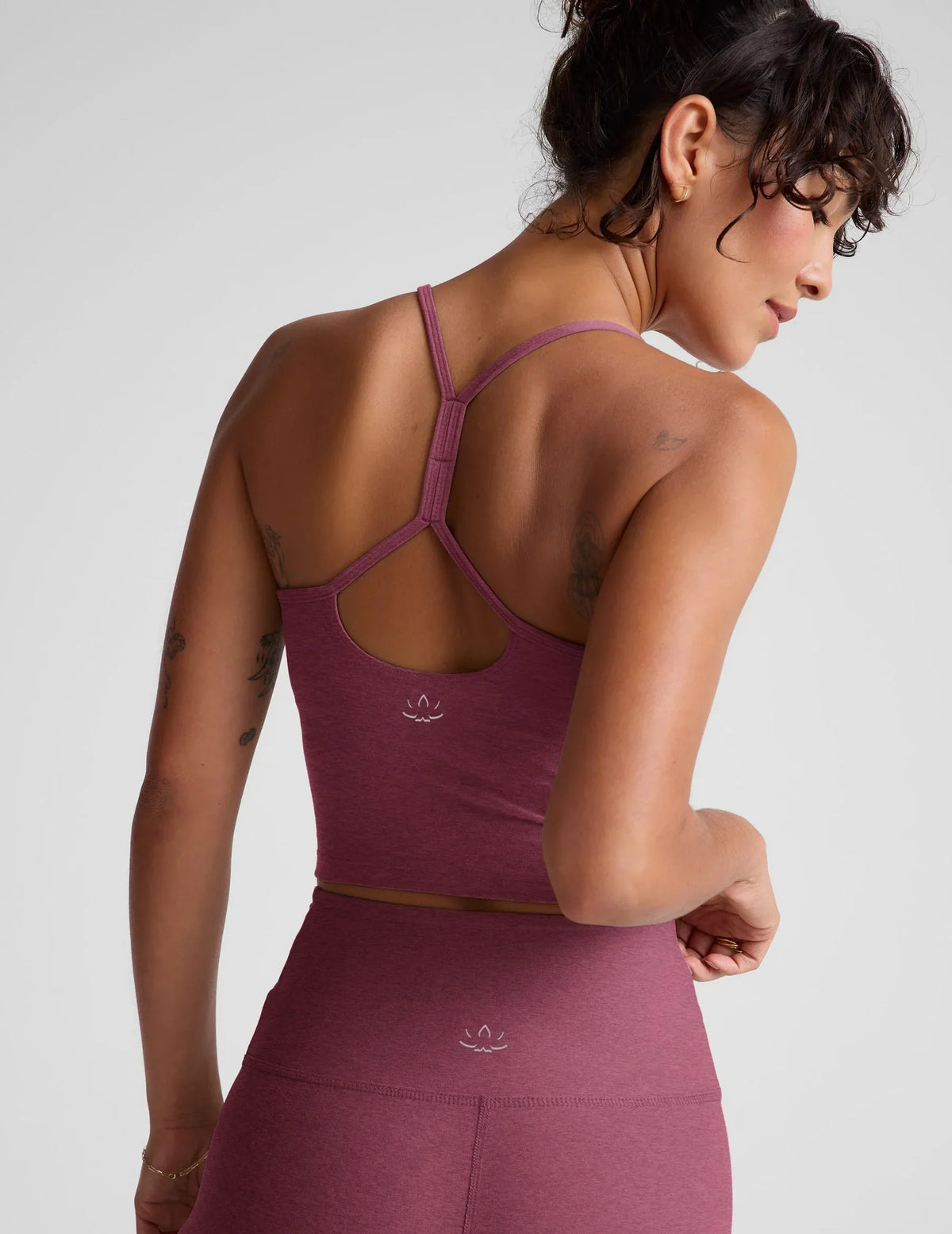 Spacedye Slim Racerback Cropped Tank