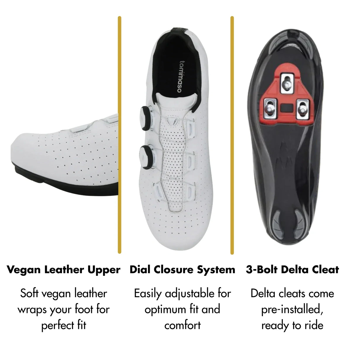 Tommaso Elite Duale - Delta Cleats Included